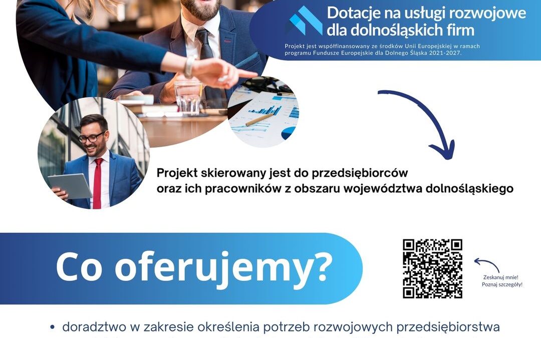 Dotacje na usługi rozwojowe dla dolnośląskich firm